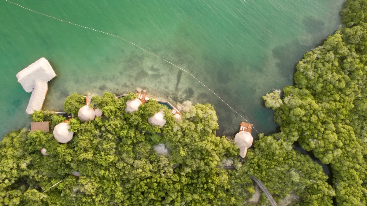 Vue plongeante panoramique hôtel Las Islas