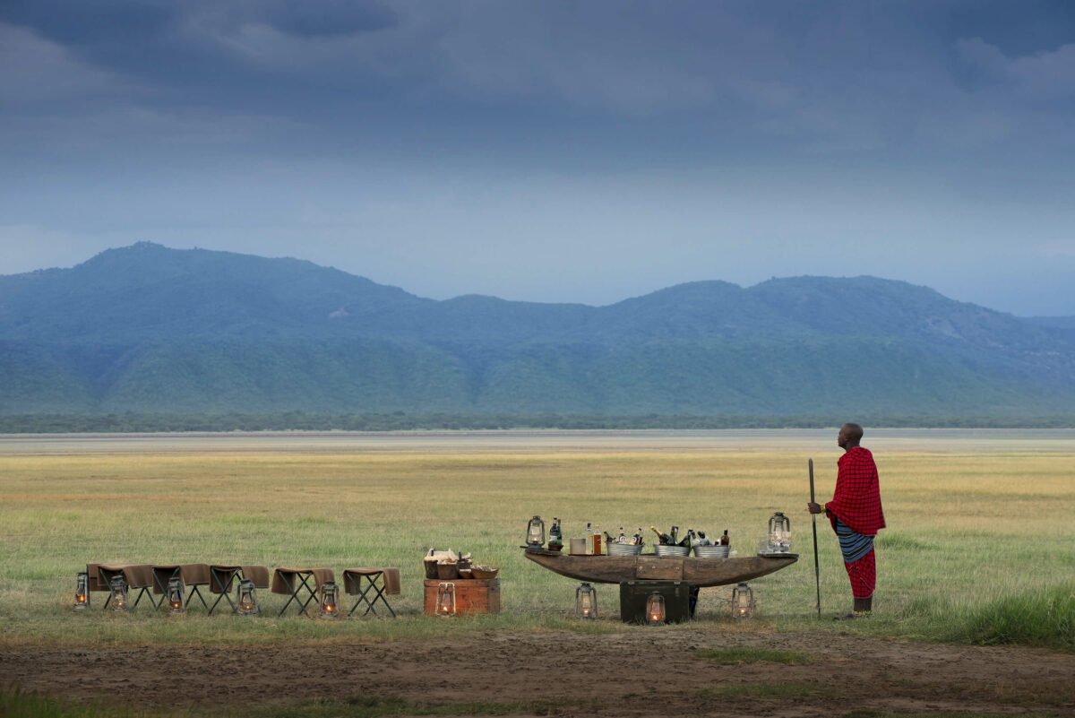 Drink dans le bush Lake Manyara